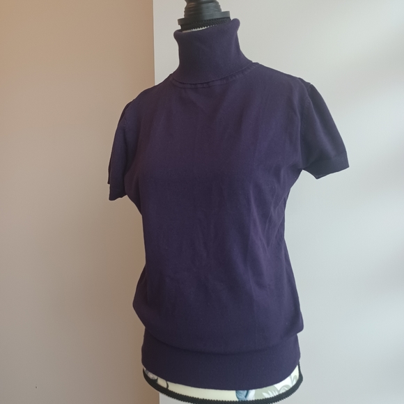 Majora Deep Purple Turtleneck Sweater - Picture 1 of 4